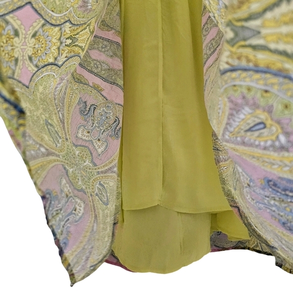 Nwt A loves A Ruffle Cap Sleeve Tie Back Flowy Yellow/Pink/Blue Floral Maxidress - Picture 13 of 17
